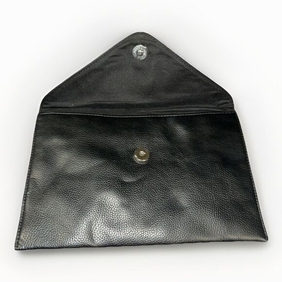 B-Low The Belt Gold Rose Tone Studded Small Clutch Low Bag Handbag Black - Picture 5 of 7